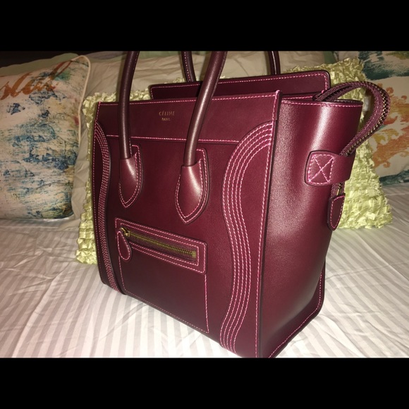 Celine Calfskin Micro luggage tote 🎈NIB - Picture 5 of 11
